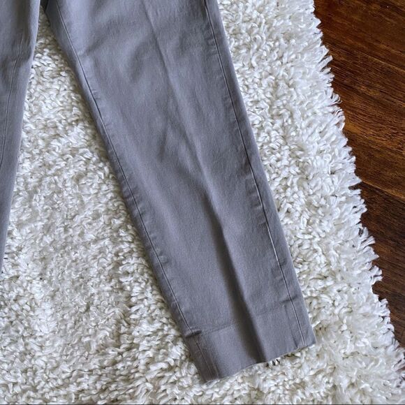Banana Republic Sloan Crop Gray Pants SZ 6 - Picture 5 of 7
